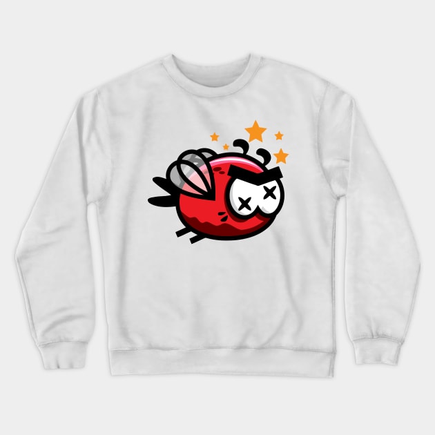 Angry Honey Bee Bird Crewneck Sweatshirt by PatrioTEEism